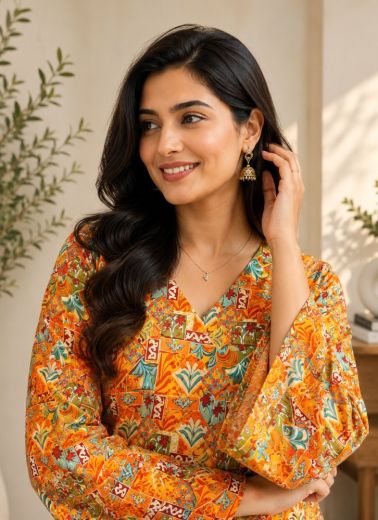 TUNICS STYLE - Catalog # 66747 (Set of 12 Readymade Women's Kurtis / Tops)