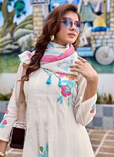 VARNIKA - Catalog # 66765 (Set of 4 Readymade Salwar Suits)