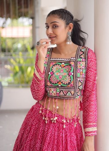 DESIGN 5080 - Catalog # 66774 (Set of 4 Readymade Lehengas)