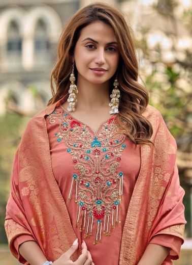 NOORIA - Catalog # 66804 (Set of 4 Readymade Salwar Suits)