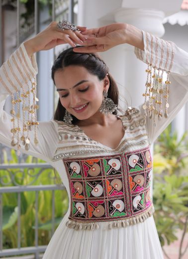 DESIGN 9344 - Catalog # 66808 (Set of 3 Readymade Women's Kurtis / Tops)