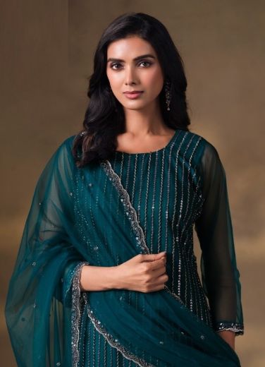 ARUSHA - Catalog # 66831 (Set of 6 Readymade Salwar Suits)