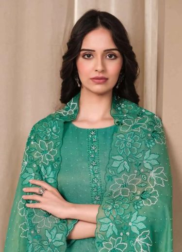 KAYAA BURBERRY - Catalog # 66839 (Set of 4 Readymade Salwar Suits)