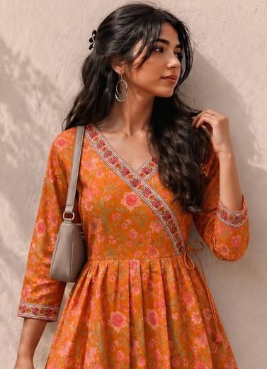 PEPLUM - Catalog # 66841 (Set of 5 Readymade Women's Kurtis / Tops)