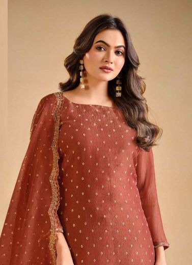 SOLITAIRE 3 - Catalog # 66844 (Set of 6 Readymade Salwar Suits)