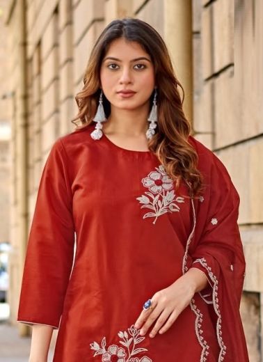 BLUE PEARL - Catalog # 66852 (Set of 4 Readymade Salwar Suits)
