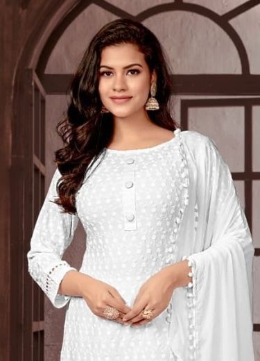 DESIGN P60 - Catalog # 66857 (Set of 4 SIZE-SETS [Readymade Salwar Suits])