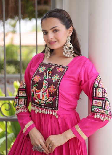 DESIGN 9345 - Catalog # 66876 (Set of 3 Readymade Women's Kurtis / Tops)