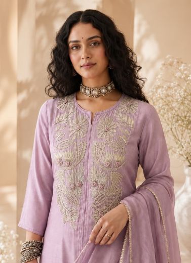 DESIGN 7106 - Catalog # 66882 (Set of 4 Readymade Salwar Suits)