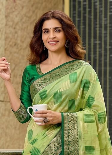 ASOPALAV - Catalog # 66884 (Set of 5 Sarees)