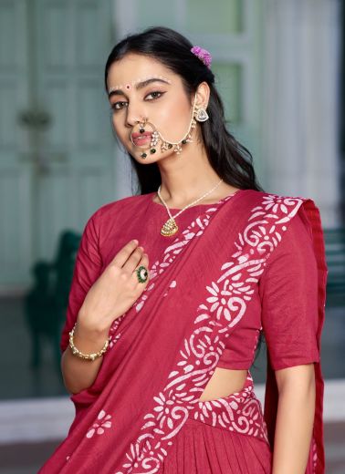 VRAJSHREE - Catalog # 66898 (Set of 4 Semi-Stitched Lehengas)