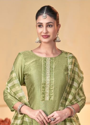 HALIMA - Catalog # 66923 (Set of 10 Readymade Salwar Suits)