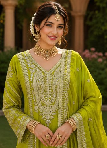 MIRZA - Catalog # 66928 (Set of 3 Readymade Salwar Suits)