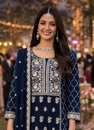 HOOR - Catalog # 66938 (Set of 2 Readymade Salwar Suits)