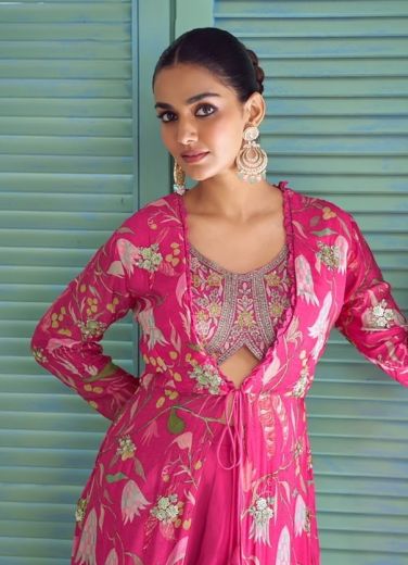 SHAHEEN - Catalog # 66940 (Set of 3 Indo-Western Outfits)