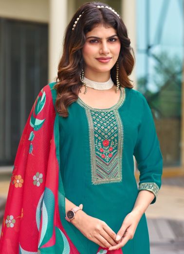 MAUSAM - Catalog # 66941 (Set of 7 Readymade Salwar Suits)