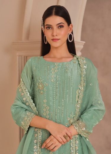REEHANA - Catalog # 66954 (Set of 6 Readymade Salwar Suits)