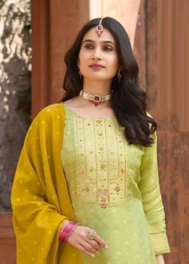 SAKSHI - Catalog # 66956 (Set of 4 Readymade Salwar Suits)