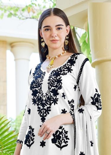 BLACK BUNNY 30 - Catalog # 66964 (Set of 7 SIZE-SETS [Readymade Salwar Suits])