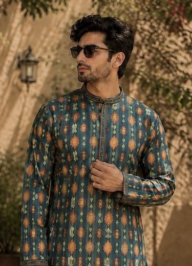 REGAL COUTURE - Catalog # 66970 (Set of 4 Men's Ethnic Wear)