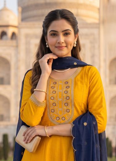 AFREEN - Catalog # 67000 (Set of 4 Readymade Salwar Suits)