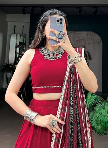 DESIGN 1738 - Catalog # 67067 (Set of 4 Readymade Lehengas)