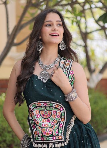 DESIGN 7183 - Catalog # 67072 (Set of 6 Readymade Lehengas)