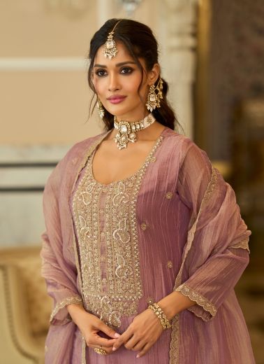 DESIGN 50149-B-C - Catalog # 67079 (Set of 4 SIZE-SETS [Readymade Salwar Suits])