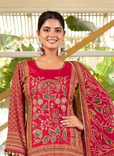BANDHAN - Catalog # 67084 (Set of 4 Readymade Salwar Suits)