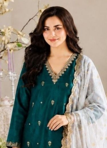 DEISGN 1030 - Catalog # 67093 (Set of 2 Readymade Salwar Suits)