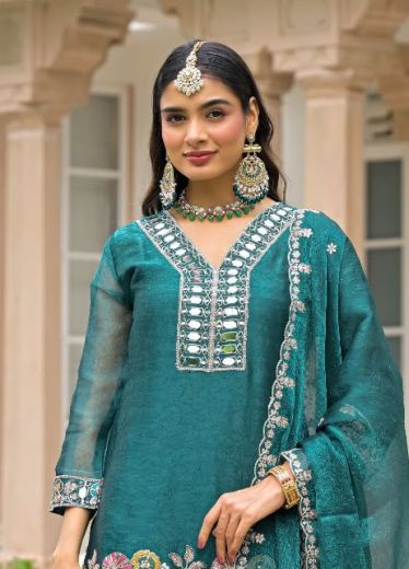 DESIGN 50134-C - Catalog # 67104 (Set of 3 SIZE-SETS [Readymade Salwar Suits])