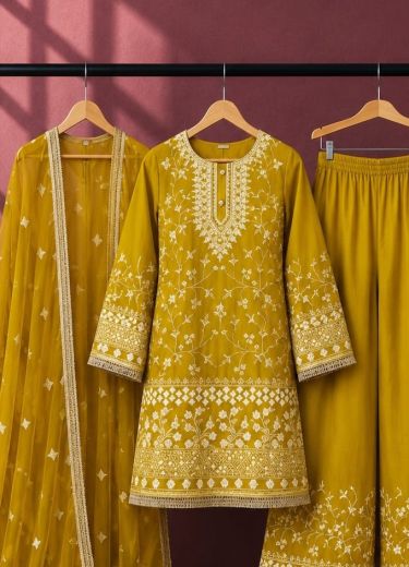 DESIGN G1 - Catalog # 67114 (Set of 5 Readymade Salwar Suits)