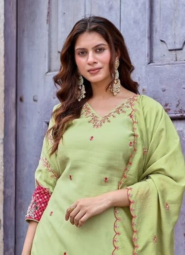 AAIKA - Catalog # 67115 (Set of 6 Readymade Salwar Suits)
