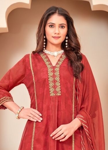 THASVI - Catalog # 67119 (Set of 4 SIZE-SETS [Readymade Salwar Suits])