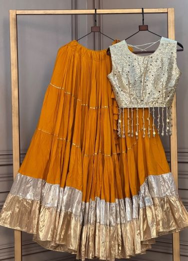 DESIGN 5071 - Catalog # 67130 (Set of 12 Readymade Lehengas)