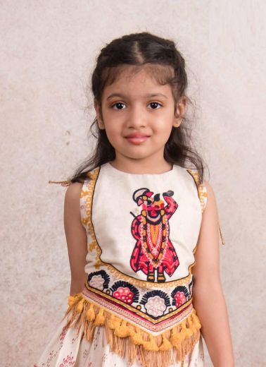 NAVRATRI SPECIAL KIDS LEHENGA CO-ORD SET 1 - Catalog # 67140 (Set of 8 Readymade Lehengas)