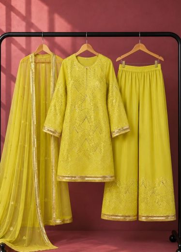 DESIGN G1 - Catalog # 67142 (Set of 5 Readymade Salwar Suits)