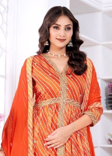 LEHRIYA - Catalog # 67152 (Set of 4 SIZE-SETS [Readymade Salwar Suits])