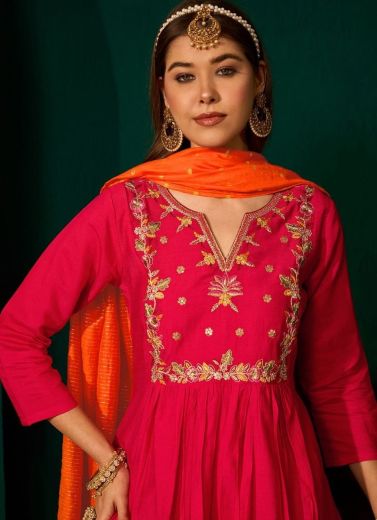 IMLI - Catalog # 67199 (Set of 4 Readymade Salwar Suits)