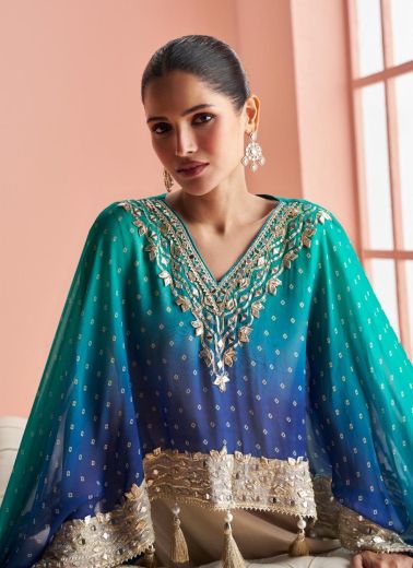 KAVERI - Catalog # 67200 (Set of 2 Indo-Western Outfits)