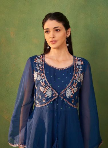 DESIGN 1-4 - Catalog # 67211 (Set of 4 Readymade Salwar Suits)