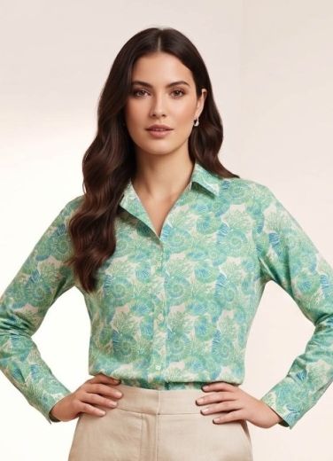 SHIRT 2 - Catalog # 67218 (Set of 12 Readymade Women's Kurtis / Tops)