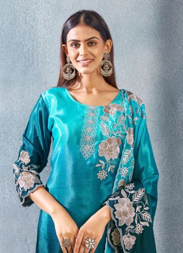 ISHARA - Catalog # 67257 (Set of 6 Readymade Salwar Suits)