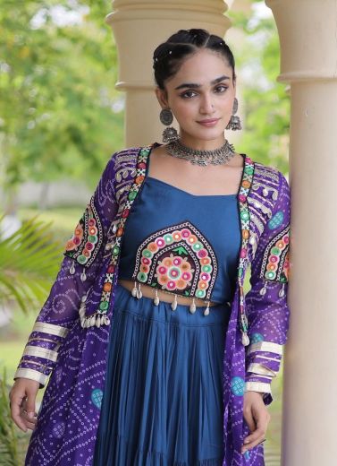 DESIGN 5083 - Catalog # 67267 (Set of 3 Readymade Lehengas)