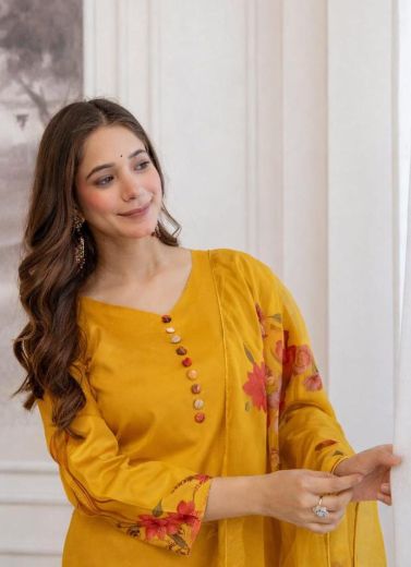DESIGN 8761 - Catalog # 67274 (Set of 2 Readymade Salwar Suits)
