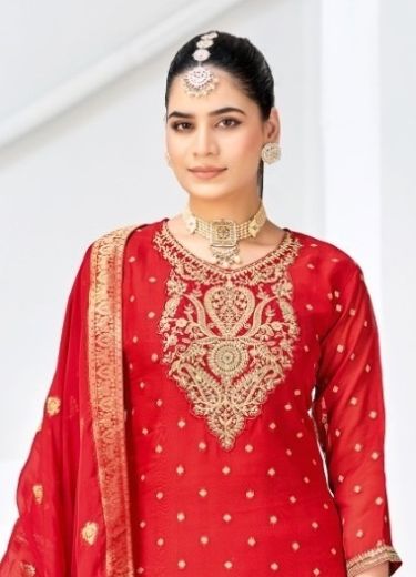 SONI KUDI - Catalog # 67276 (Set of 4 SIZE-SETS [Readymade Salwar Suits])