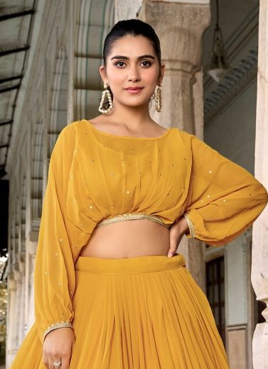 EDITION 1118 - Catalog # 67346 (Set of 2 Readymade Lehengas)