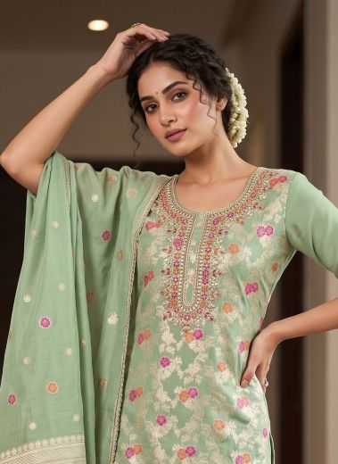 JORDAN - Catalog # 67349 (Set of 4 Readymade Salwar Suits)