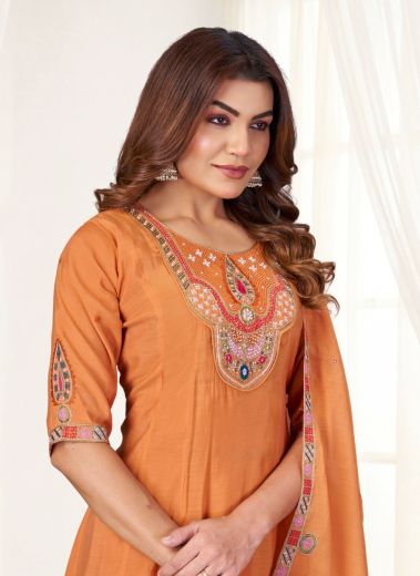 DELNAAZ - Catalog # 67370 (Set of 2 Readymade Salwar Suits)