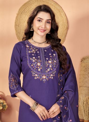 DEVINA - Catalog # 67371 (Set of 6 Readymade Salwar Suits)
